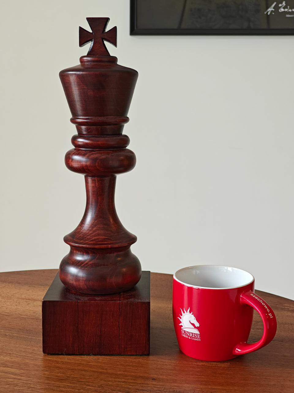 Coupe d'échecs en bois - Black King - 30ae079419b969b3859d9b6388222f04