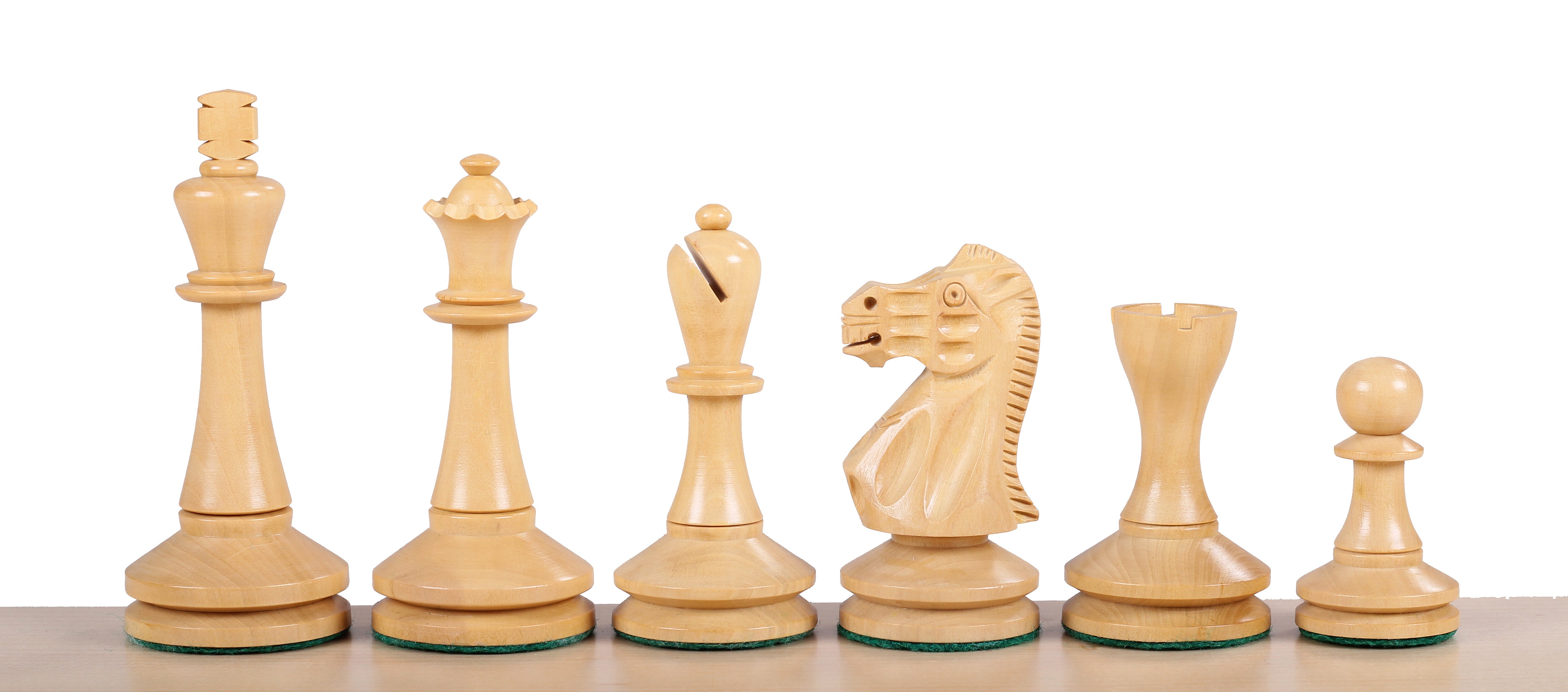 Pièces d'échecs Blackmore en bois d'acacia et de buis - Taille 3,75'' - Pièces d'échecs Blackmore en bois d'acacia et de buis - Taille 3,75''