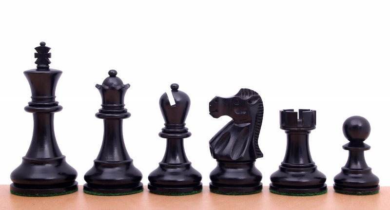 Pièces d'échecs Reykjavik en bois de buis - Taille 3,75'' - Pièces d'échecs Reykjavik en bois de buis - Taille 3,75''
