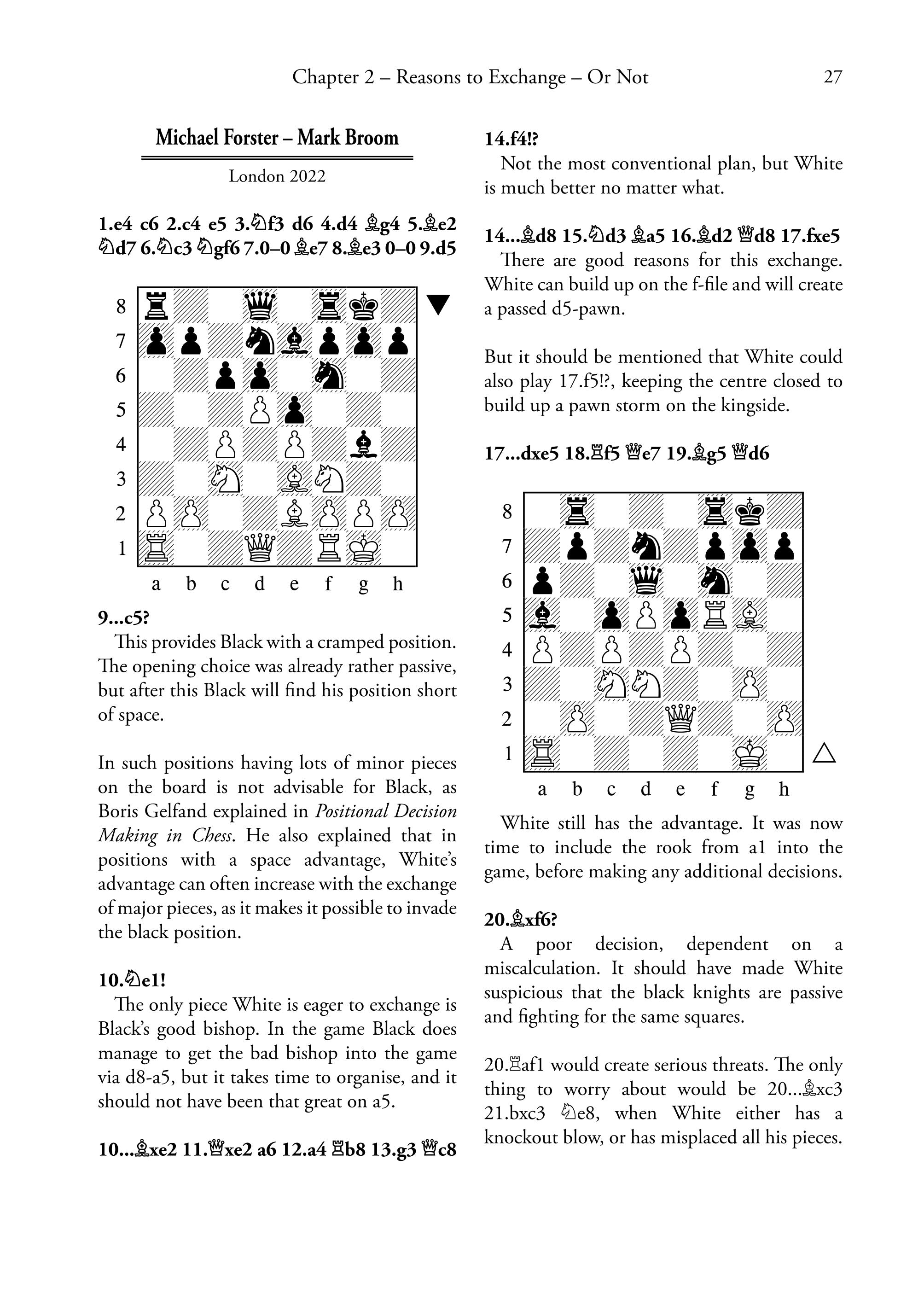 Maîtriser les échanges aux échecs par Jacob Aagaard et Renier Castellanos (relié) - Maîtriser les échanges aux échecs par Jacob Aagaard et Renier Castellanos (relié)