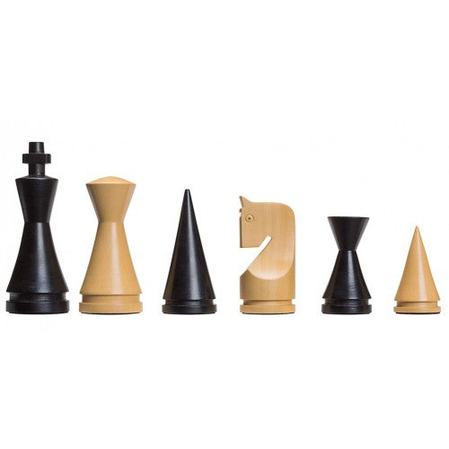 Pièces d'échecs Modern Staunton en bois de buis naturel et teinté - set de pièces de Taille 3,75'' - 01315194ac9c32b6c1b836499039b6c0