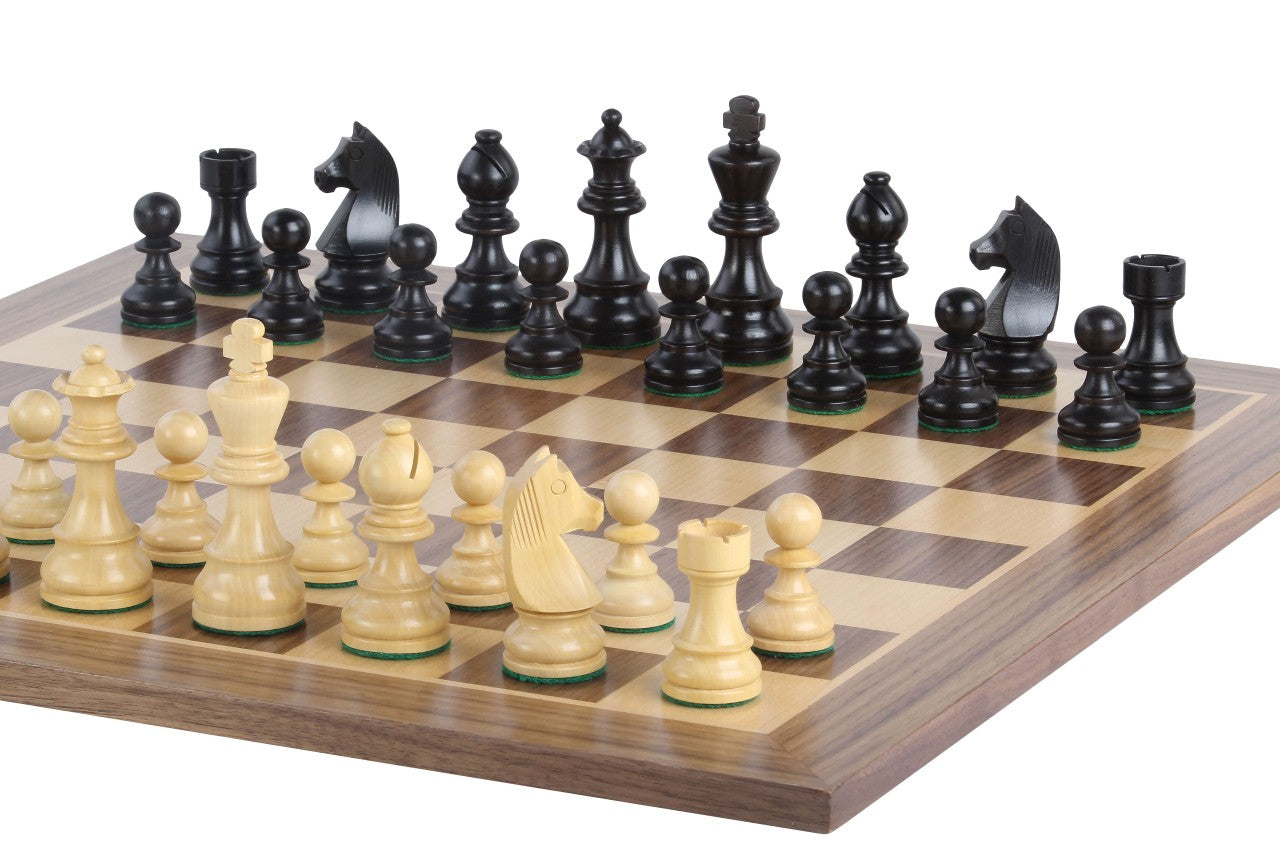 Jeu d'échecs Timeless - échiquier (champ 50 mm), figurines (roi 90 mm) - 70eeefc35a00cef69a239c34e2d7f9b0