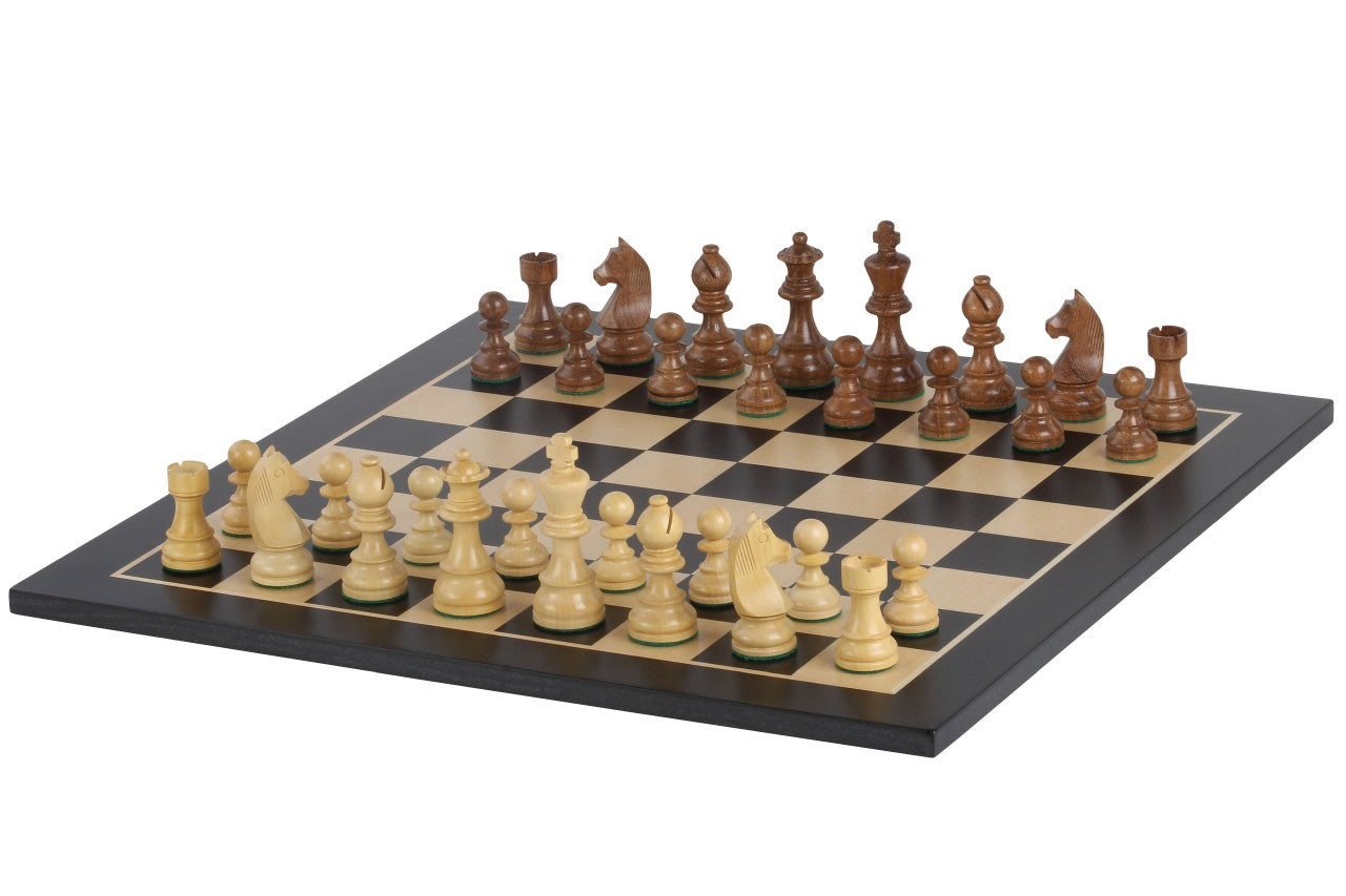 Juego de ajedrez de torneo nº 5 - tablero de 50 mm + piezas de German Knight 3,5" - bf4d8aa346b05959f7d08260f094bcbb