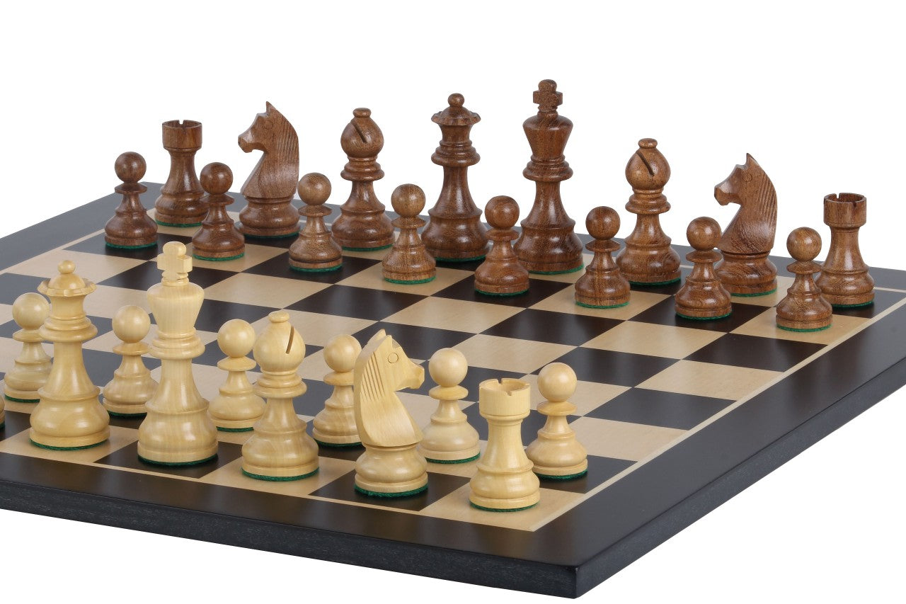 Juego de ajedrez de torneo nº 5 - tablero de 50 mm + piezas de German Knight 3,5" - 0fd804212ae08a9a92a703a290660824