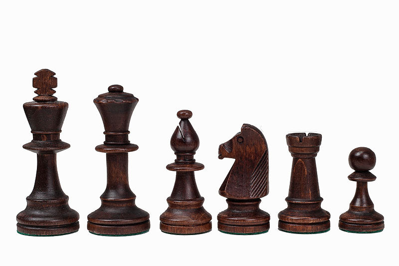 Les pièces d'échecs en bois STAUNTON de taille 5 dans un poly-sac - d05e5e06d854917c41ffe5e308430e30