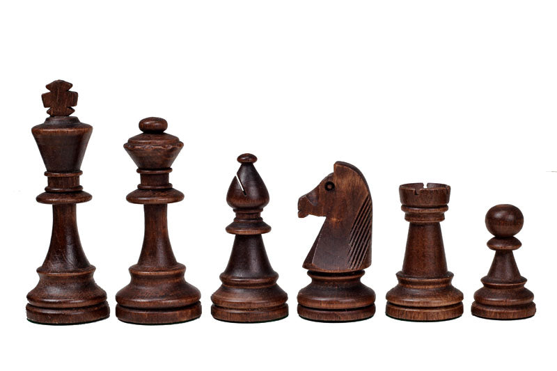 Les pièces d'échecs en bois STAUNTON de taille 6 dans un poly-sac - 2f0b29d3d01b9f87b937843587b4829f