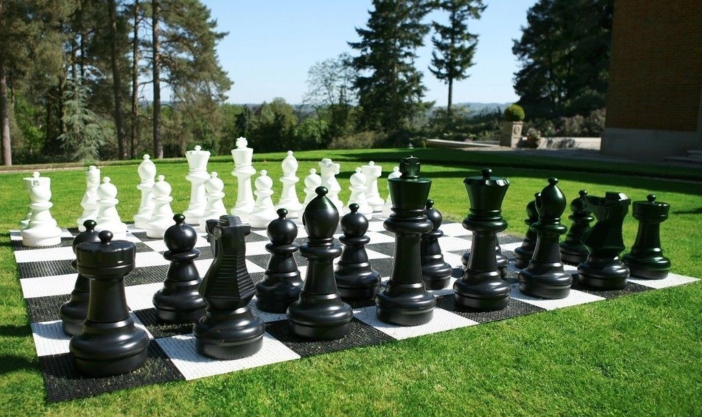 Pièces d'échecs Géantes 64cm Jardin et Exterieur - Pièces d'échecs Géantes 64cm Jardin et Exterieur