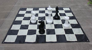 Nylon chessboard for garden chess with 20cm field - Nylon chessboard for garden chess with 20cm field