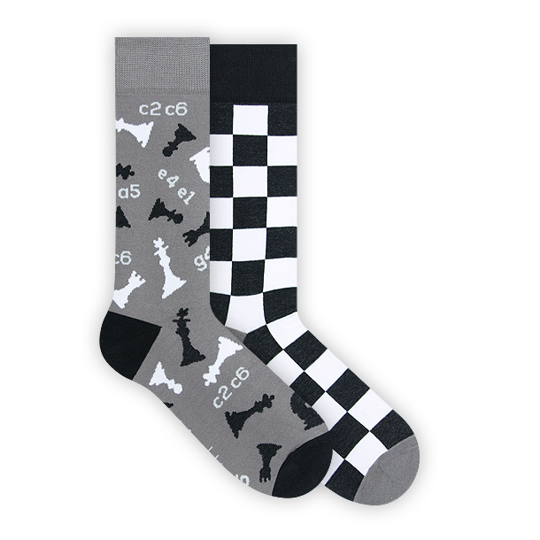 Calcetines de ajedrez Nanushki - talla 44-46 - Calcetines de ajedrez Nanushki - talla 44-46