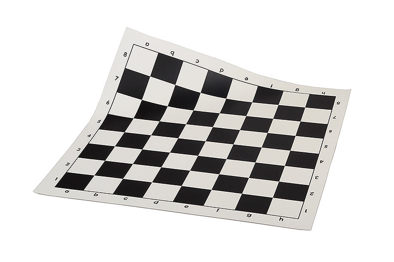 Échiquier roulable vinyle noir - échiquier de tournoi de taille 4+ - Échiquier roulable vinyle noir - échiquier de tournoi de taille 4+