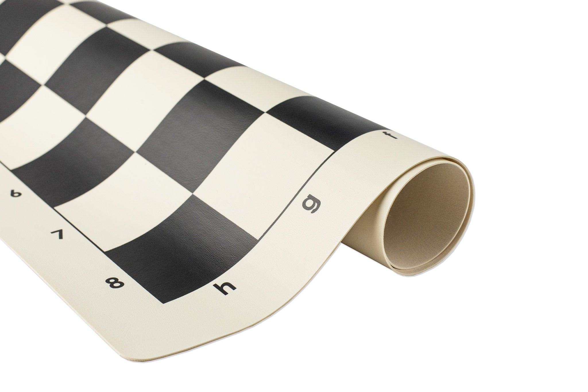 Échiquier roulable vinyle Noir - échiquier de tournoi aux cases de 60x60mm - Échiquier roulable vinyle Noir - échiquier de tournoi aux cases de 60x60mm