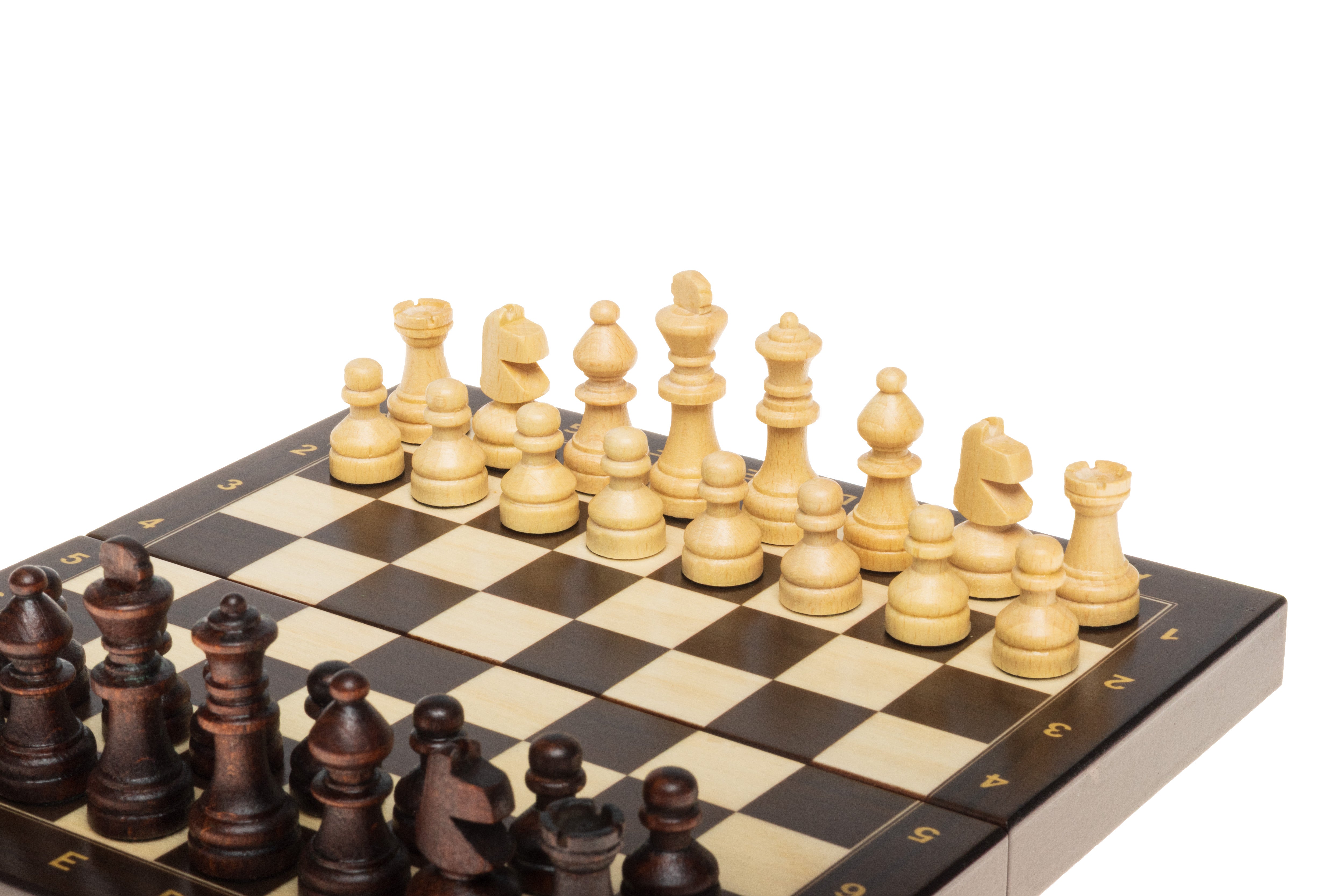 Jeu d'échecs School Mini en bois de charme, de petite taille (20 x 20 cm) - Ensemble Complet Marron - Jeu d'échecs School Mini en bois de charme, de petite taille (20 x 20 cm) - Ensemble Complet Marron