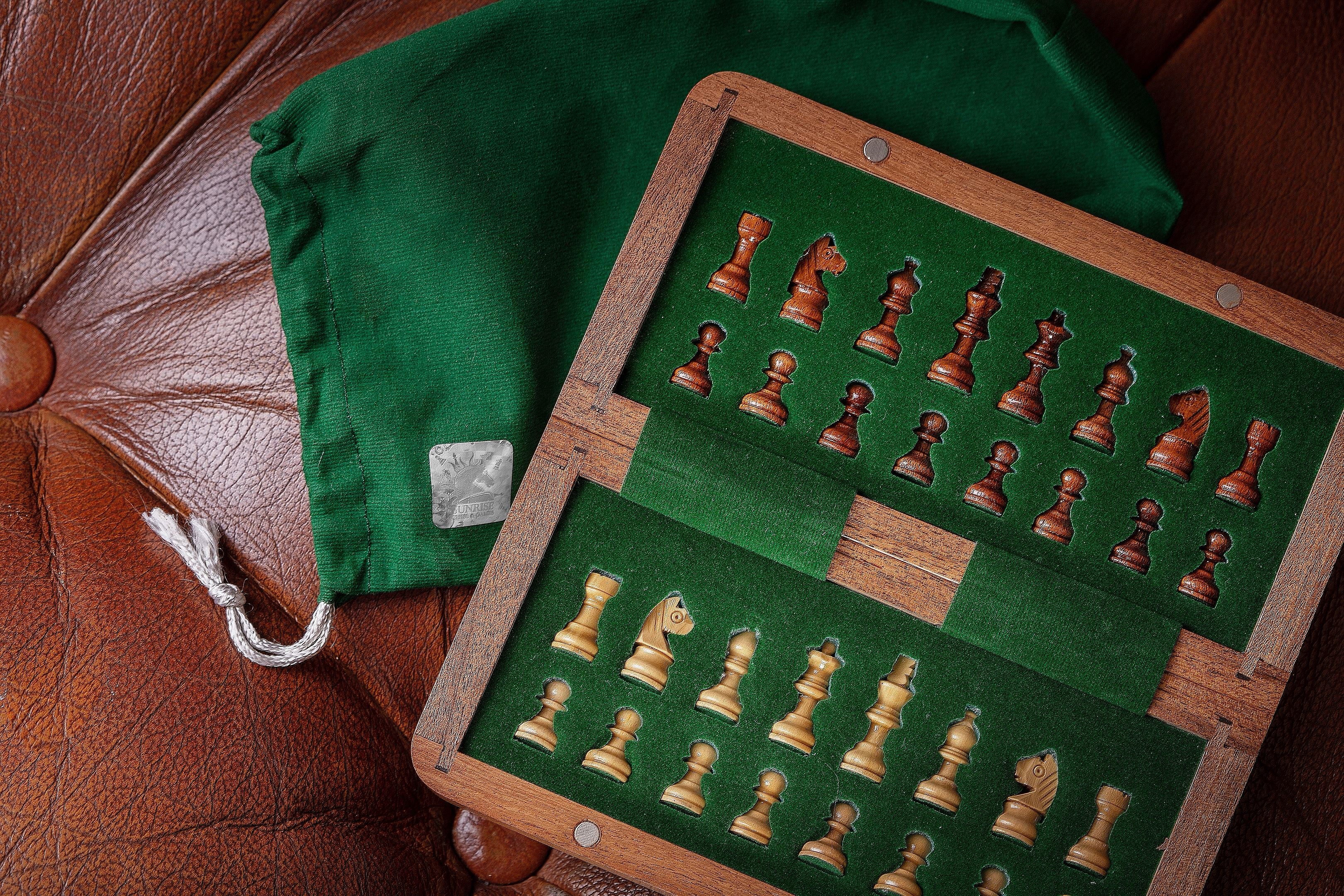 Juego de ajedrez magnético de viaje Camino Mini 18 x 18 cm - Juego de ajedrez magnético de viaje Camino Mini 18 x 18 cm