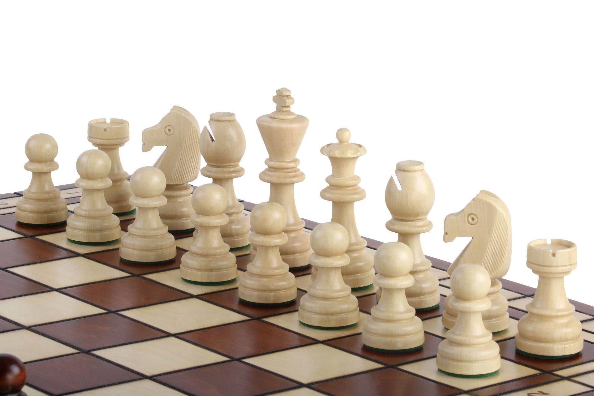 Juego de ajedrez de madera plegable Campeón 55 x 55 cm - Juego de ajedrez de madera plegable Campeón 55 x 55 cm