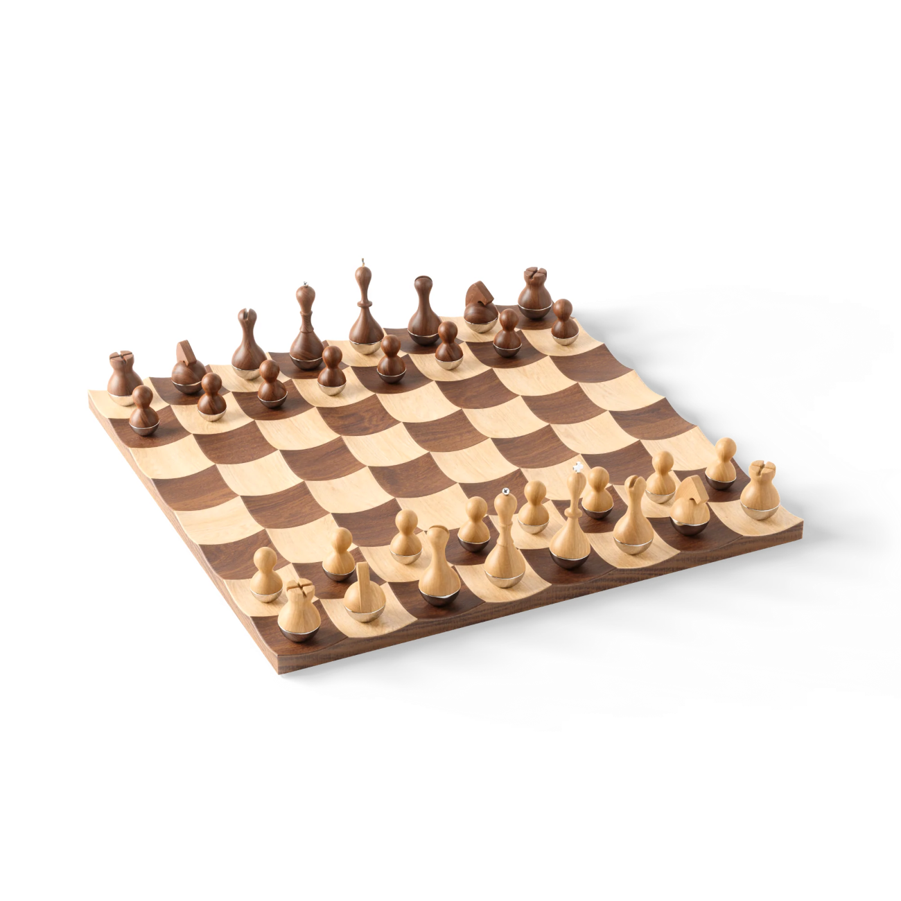 Jeu d'échecs design Wobble - Jeu d'échecs design Wobble