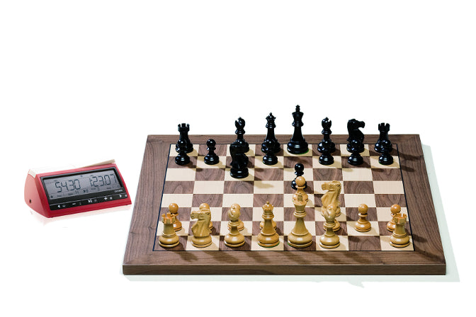 Échiquier électronique DGT USB en marqueterie de bois de noyer et d'érable + Pièces d'échecs électroniques DGT Classic - d262e28bef3ae21ba577ed84babc07d5