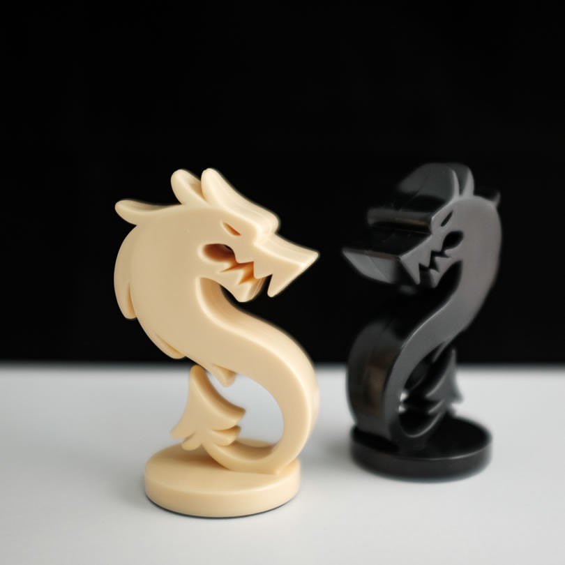 Le dragon - un set de deux nouvelles pièces pour une partie d'échecs - 916fdb773de7a13d2985ea28f6eaf0ec