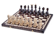 Jeu d'Echecs du SAPIN DE NOËL en bois de charme, de grande taille (60 x 60cm)