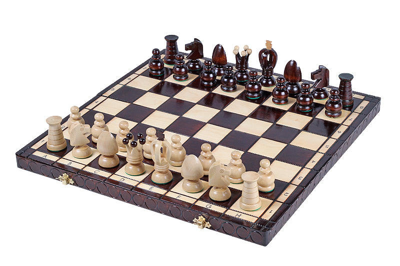 Jeu d'Echecs ROYAL en bois de charme, de grande taille (44 x 44cm) - Ensemble Complet - 95f4443e42ff23fe9e39c0a6fdb89f23
