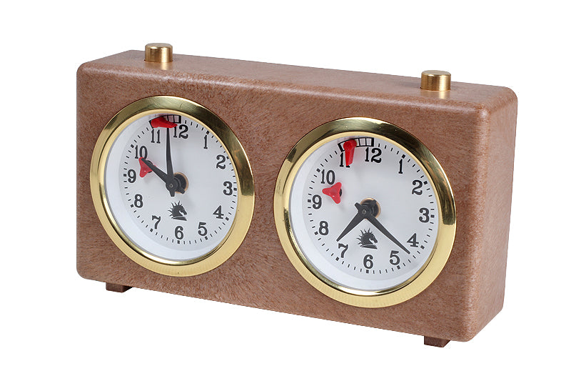 Pendule BHB de tournoi, boîtier en plastique marron, de petite taille - Pendule traditionnelle mécanique - ca99a148d0d60f88a6accde0053b0d7e