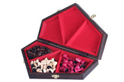 Jeu d'échecs en bois YALTA 3 Joueurs de taille moyenne (40 x 35 cm)
