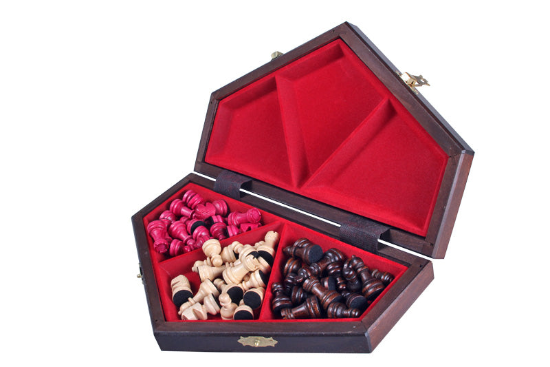 Jeu d'échecs en bois YALTA 3 Joueurs de petite taille (32 x 28 cm) - 28f2ba1c7c4f6fe984dd2479c5d4f2c9