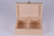 Boîte de rangement en bois foncé pour pièces d'échecs de taille 6 et 7 (un roi de 96 à 100 mm)