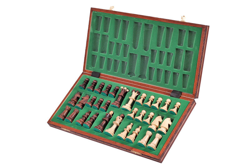 Jeu d'échecs CONSUL en bois de charme, de grande taille (48 x 48cm) - Ensemble Complet - b3969328bc94ad40a74c694950660513
