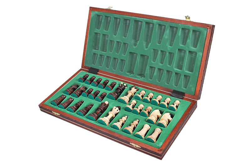 Jeu d'Echecs JUNIOR en bois de charme, de taille  moyenne (42 x 42cm) - Ensemble Complet - d8562bb05c6eb1fe57bbd26344ec3759