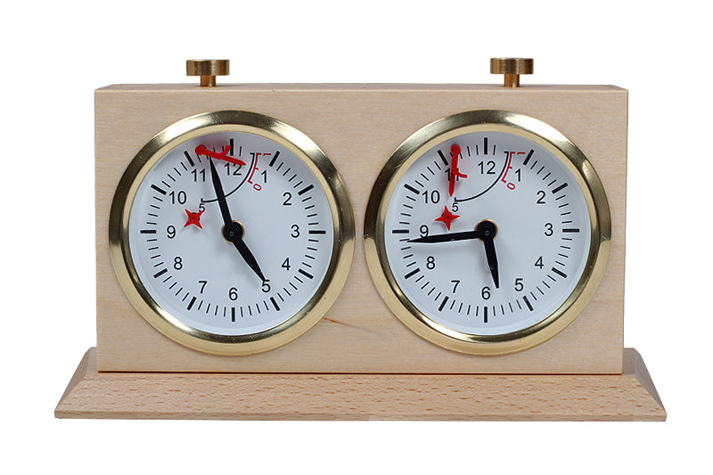 Pendule BHB en bois  claire de grande taille avec un support - Pendule traditionnelle mécanique - Pendule BHB en bois  claire de grande taille avec un support - Pendule traditionnelle mécanique