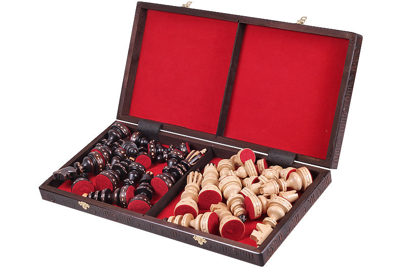 Jeu d'Echecs ROMAIN en bois de hêtre, de grande taille (55 x 55cm) - Ensemble Complet - 5cef38d4fcbb3e850dc5661152ac4f36