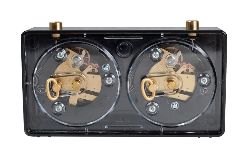 Pendule BHB de tournoi, boîtier  en plastique noir, de petite taille - Pendule traditionnelle mécanique - 3f49cb95c31e28f38578e46cab8cca2a