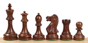 Pièces d'échecs Executive en bois d'acacia et de buis - Taille 3,50''