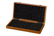 Inlaid chessboard case for chess pieces with king height up to 90-96 mm