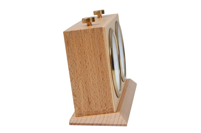 Pendule BHB en bois  claire de grande taille avec un support - Pendule traditionnelle mécanique - Pendule BHB en bois  claire de grande taille avec un support - Pendule traditionnelle mécanique