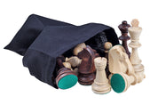 Sac coton pour ranger les pièces d'échecs