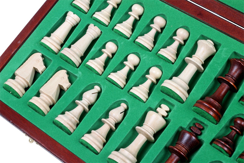 Jeu d'échecs CONSUL en bois de charme, de grande taille (48 x 48cm) - Ensemble Complet - 5d54677890c45fd2e35b23b11f6ebbe2