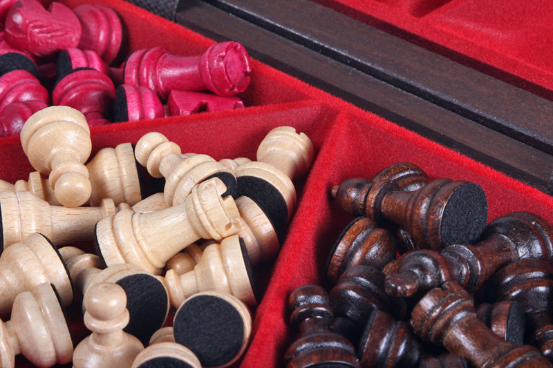 Jeu d'échecs en bois YALTA 3 Joueurs de petite taille (32 x 28 cm) - 0396cc597fd0d704c7a49d11544328d1