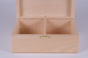 Boîte de rangement en bois foncé pour pièces d'échecs de taille 6 et 7 (un roi de 96 à 100 mm)