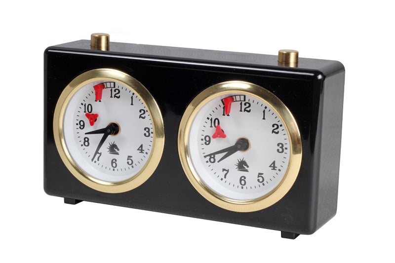 Pendule BHB de tournoi, boîtier  en plastique noir, de petite taille - Pendule traditionnelle mécanique - 83eb9c6f198a95de55834b60100eb091