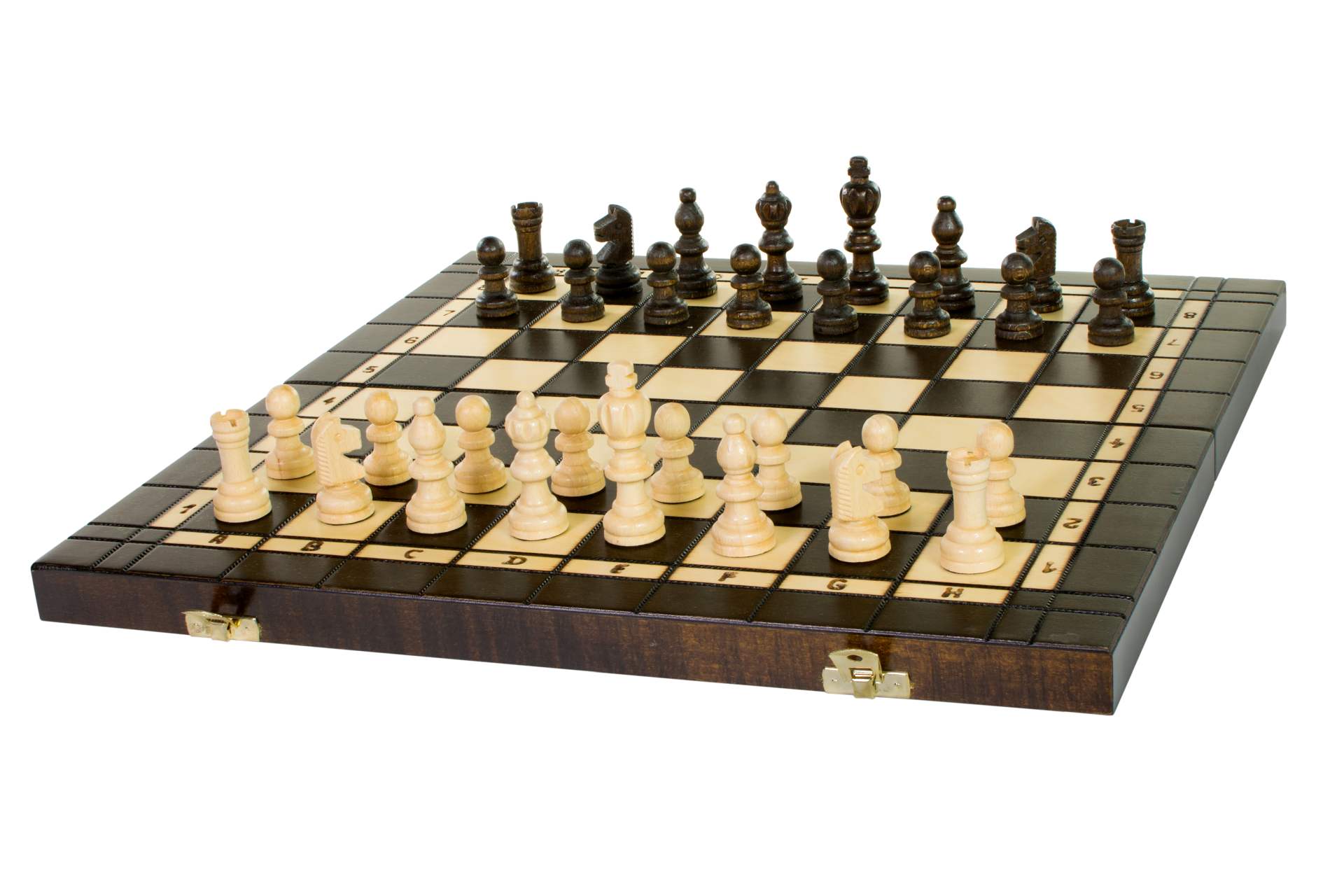 Jeu d'Echecs + Dames + Backgammon en bois de charme, de grande taille (40 x 40cm) - Ensemble comprenant trois jeux pour deux joueurs - 7349828c3bda866f359a0f3cb43eec7d