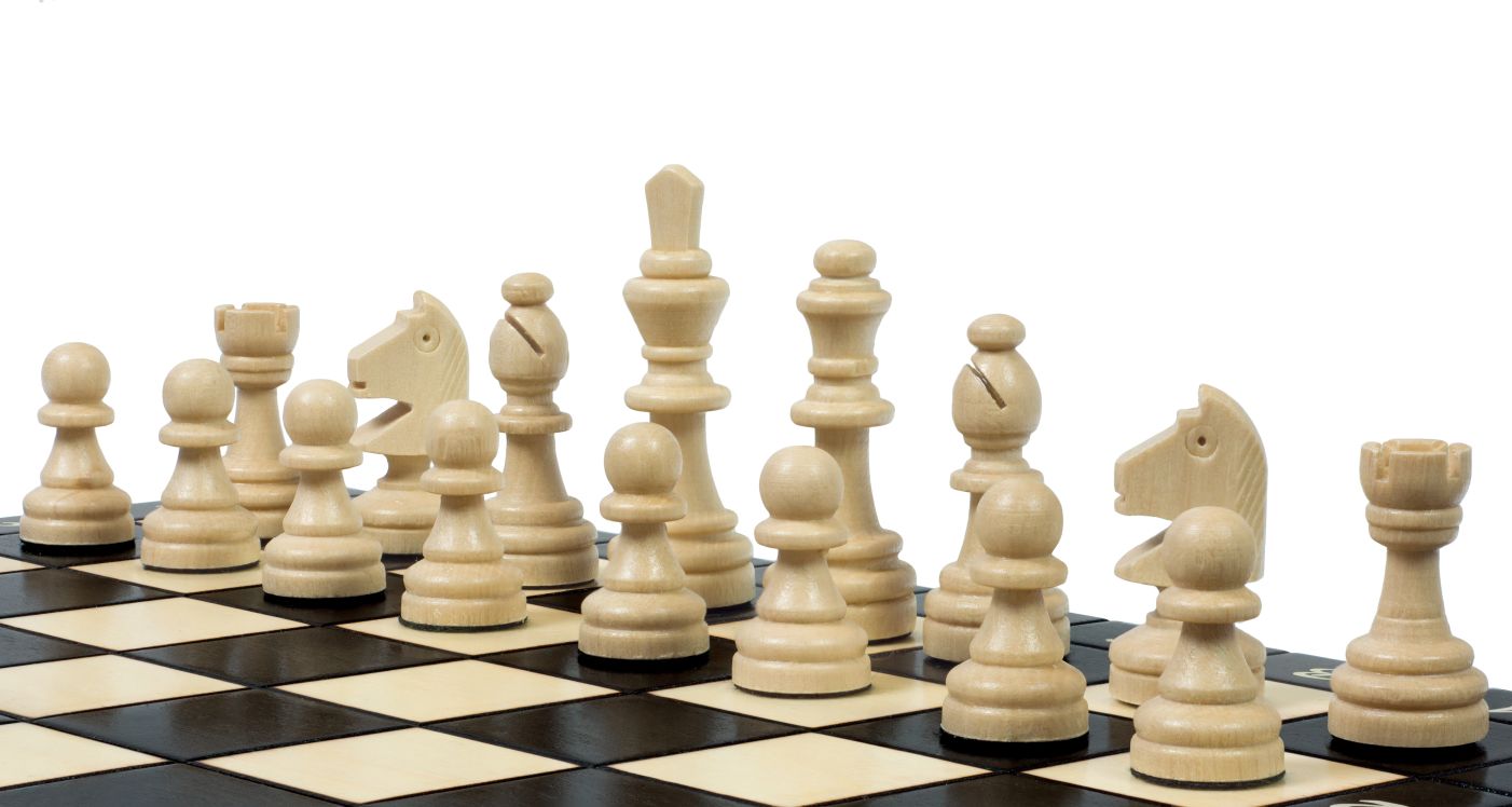 Jeu d'échecs MAGNETIQUE en bois de charme, pliant, de petite taille (28 x 28cm) - Ensemble Complet, couleur noire - 34b6552f354f77b47fa10757bafb2f6f