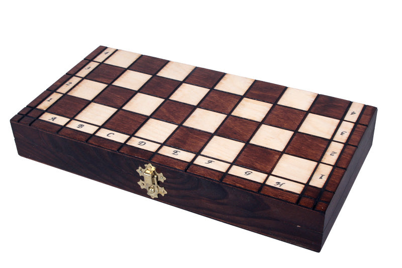 Jeu d'Echecs ROYAL MAXI en bois de charme et de hêtre, de taille moyenne (31 x 31cm) - Ensemble Complet - b8c8f2266a6db6d4746b9f43d4f83d75