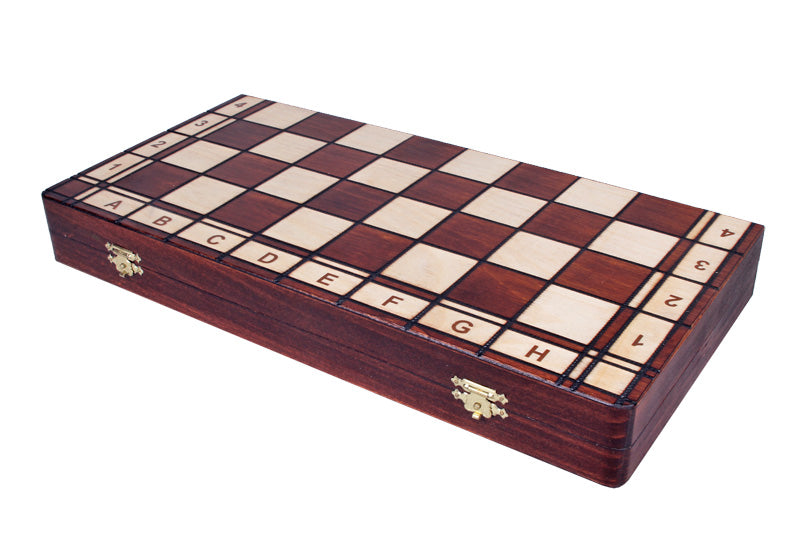 Jeu d'échecs JUPITER en bois de charme, de taille moyenne (42 x 42cm) - Ensemble Complet - d5268694a729a615800c2a40ffc425c3