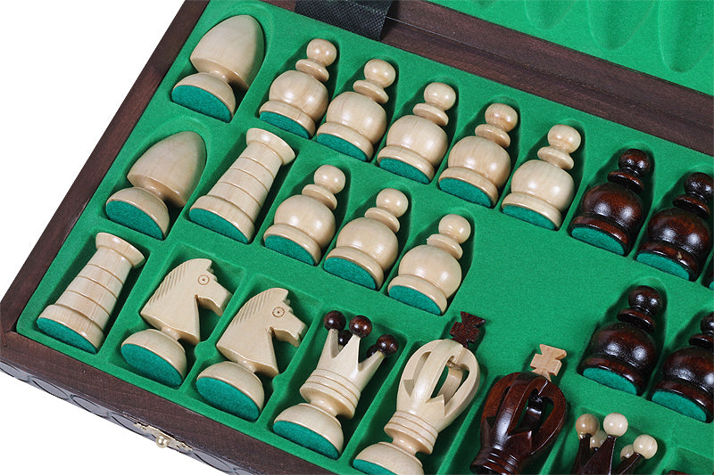 Jeu d'Echecs ROYAL en bois de charme, de grande taille (44 x 44cm) - Ensemble Complet - f1e8ae6d2e93e0fda0feacb7c2e07c86