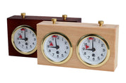 Wooden BHB chess clock without stand – DARK SMALL