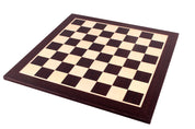 Echiquier en marqueterie de bois de Wengé et Sycomore - échiquier classique de Taille 5