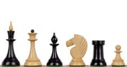 Fichas de ajedrez Queen's Gambit de 1957, de boj ebanizado, 3,75 pulgadas