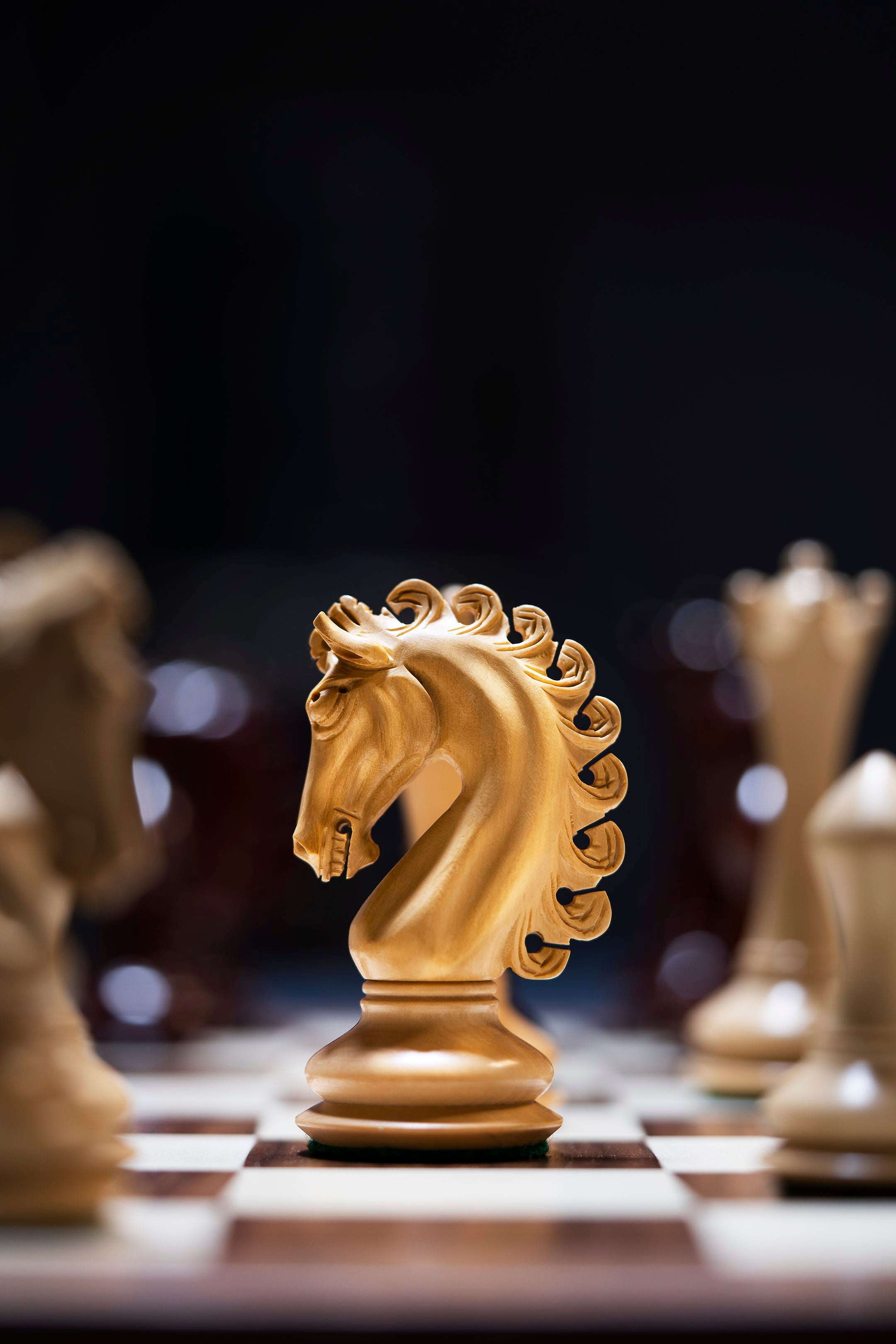 EMPIRE REDWOOD 4,25" chess pieces - EMPIRE REDWOOD 4,25" chess pieces