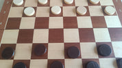 Échecs magnétiques en bois + dames en bois (38 x 38 cm)